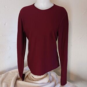 Exofficio Athletic Top Women's size S Maroon Red Lightweight Base Layer